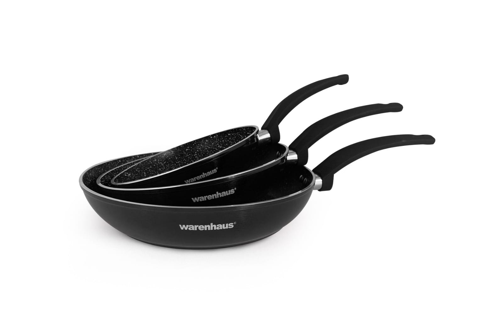7861187900445 INDUCCION SET SARTEN  GRAFITO 3PCS 20-24-28CM NEGRO