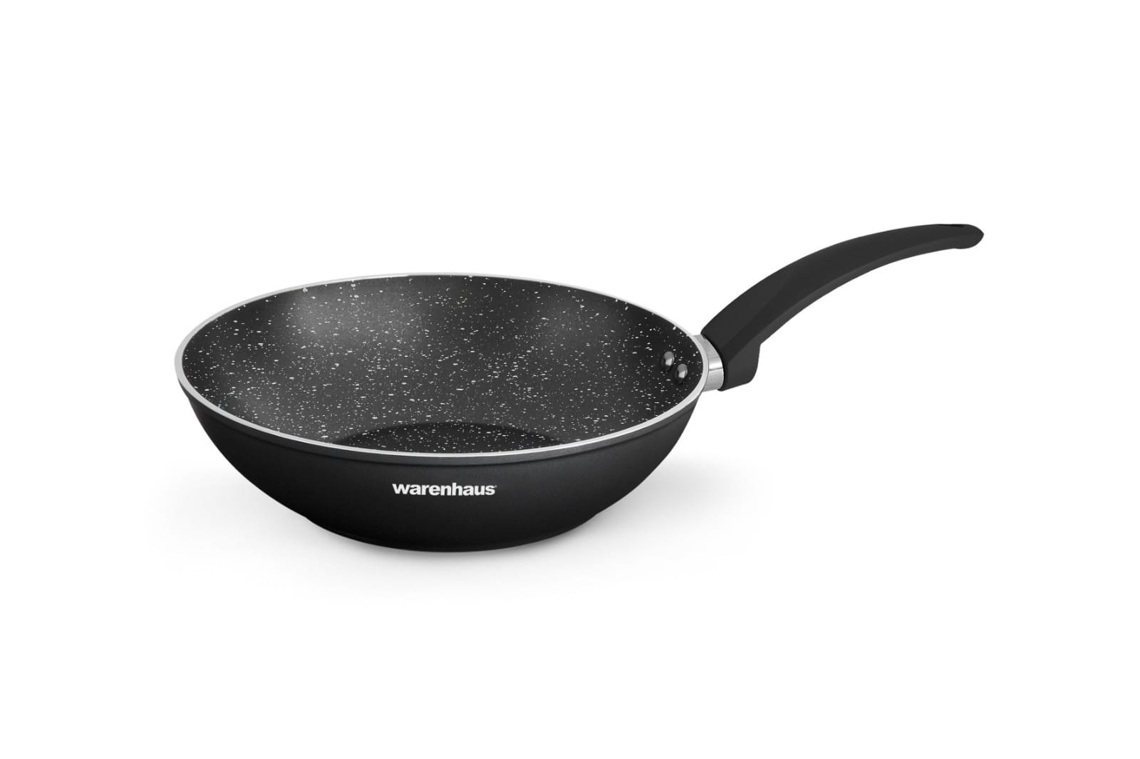 7861187901176 INDUCCION SARTEN WOK  VULCANO 28CM NEGRO WARENHAUS