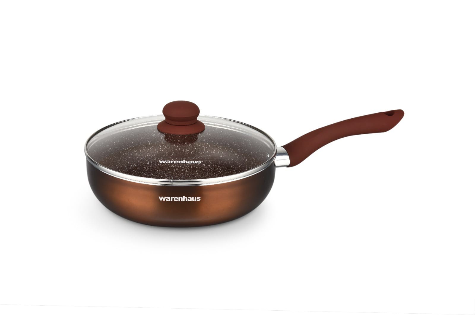7861187906065 INDUCCION SARTEN C/TAPA INFINITO II 24 CM CAFÉ OSCURO WARENHAUS