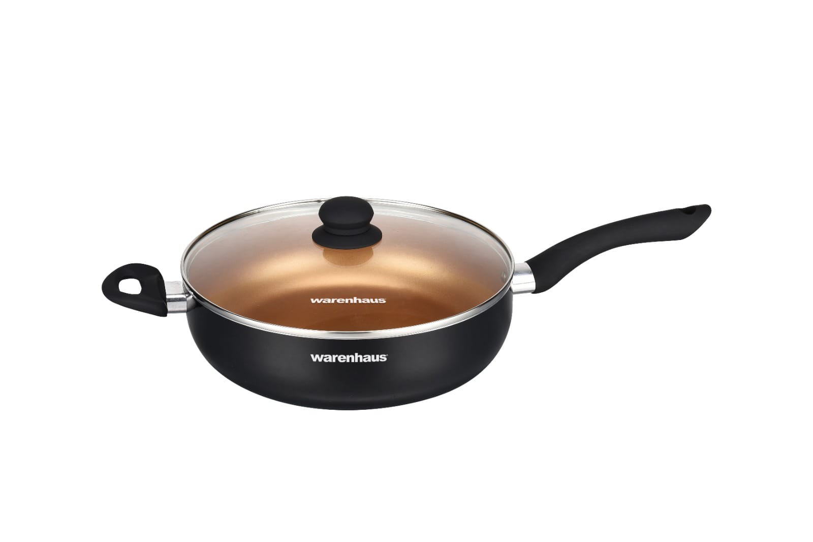 7861187906072 INDUCCION SARTEN C/TAPA INFINITO II 28 CM NEGRO WARENHAUS