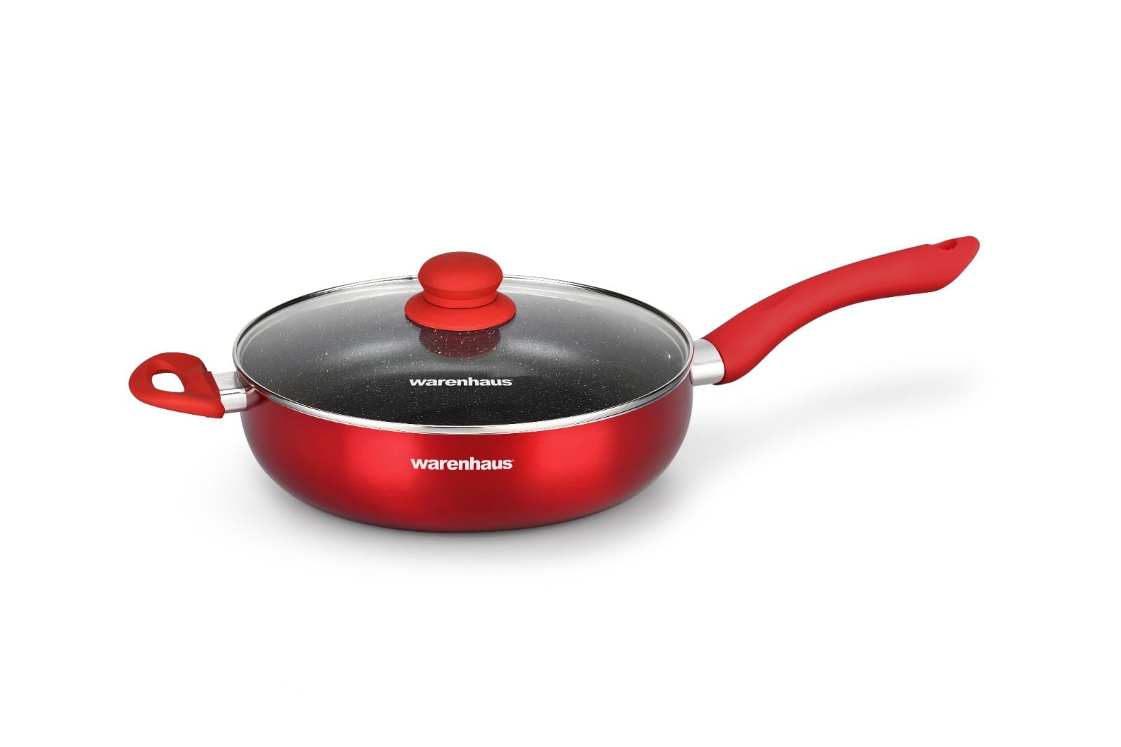 7861187906089 INDUCCION SARTEN C/TAPA INFINITO II 28 CM ROJO