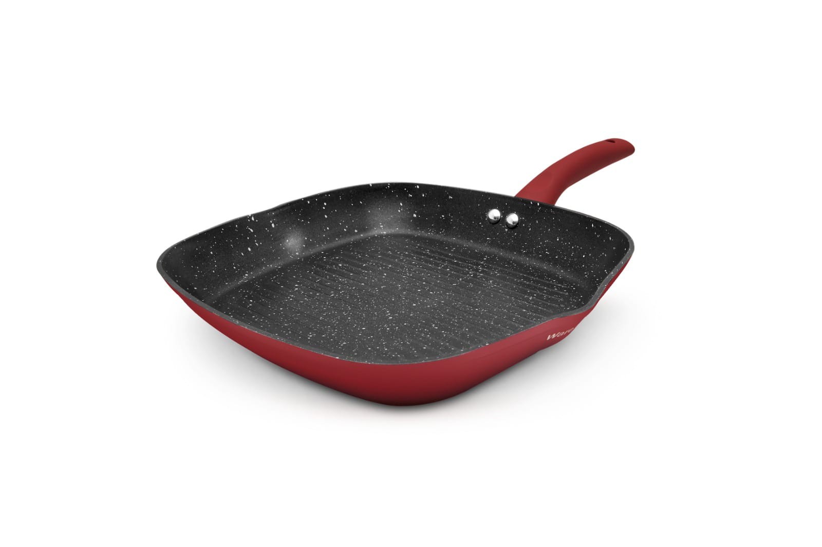 7861187906683 INDUCCION SARTEN GRILL VULCANO 28CM ROJO