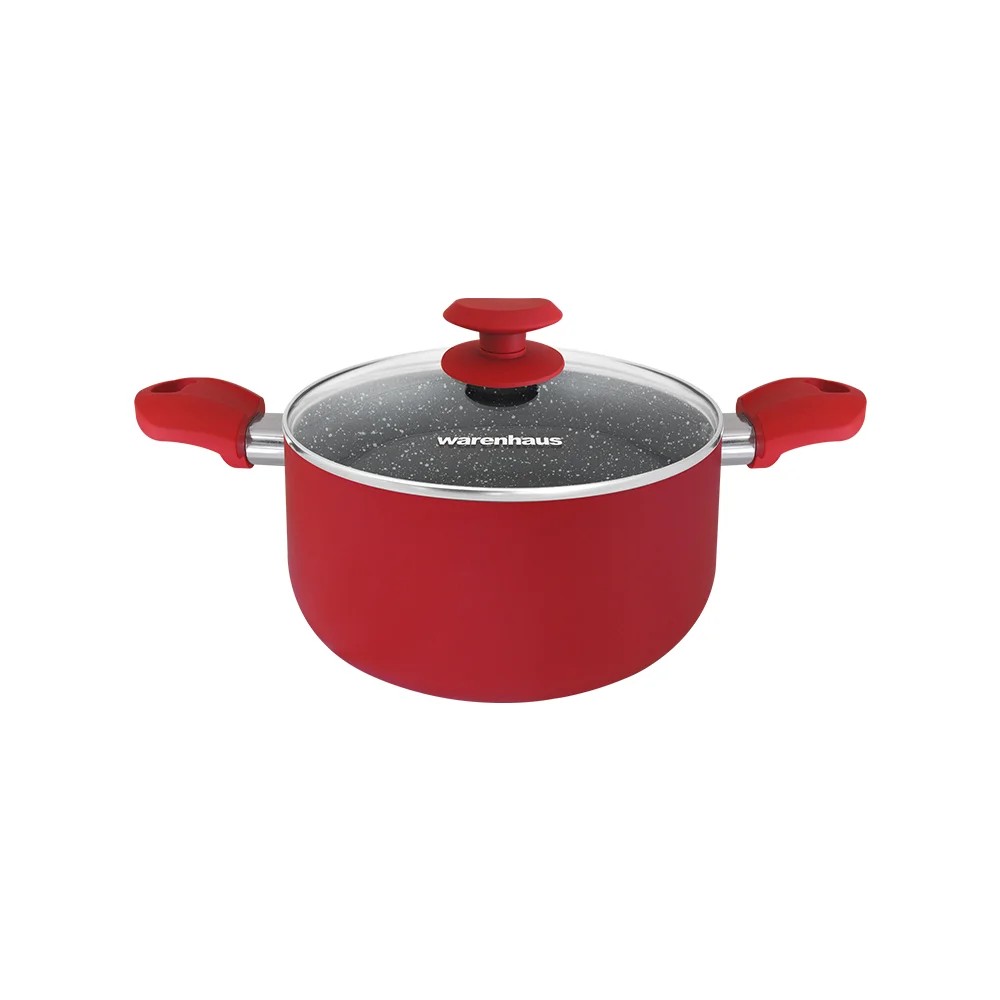7861187909844 OLLA MERIDIANO 24 CM  ROJO 199C WARENHAUS