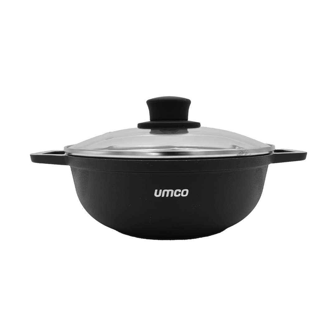 CALDERO FUNDIDO CERAMICO NEGRO 14CM* UE10