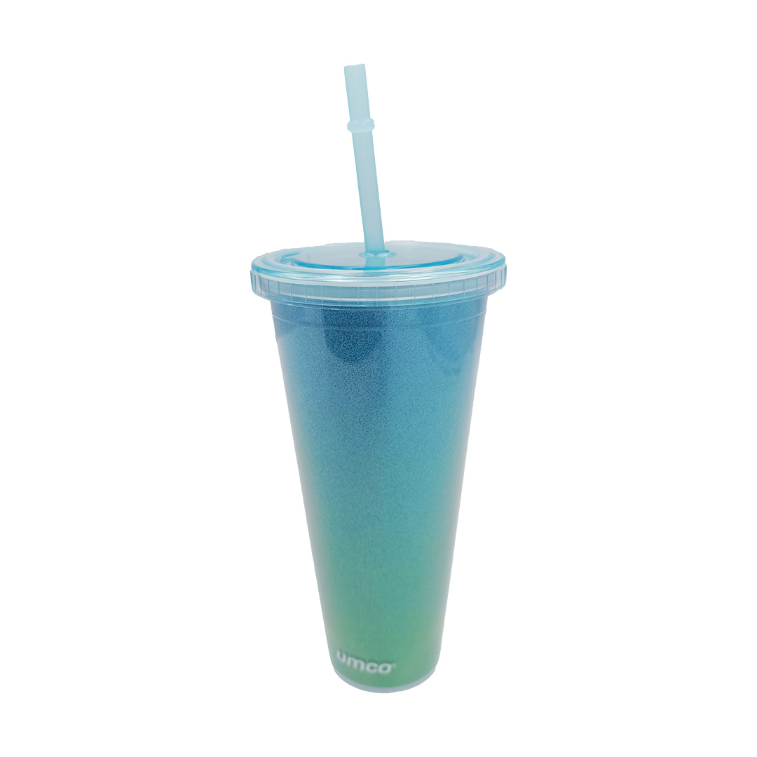 VASO DECORADO CON SORBETE* UE60