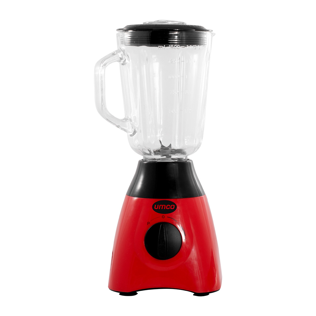 LICUADORA IDEAL MIX ROJO VASO VIDRIO 500W **