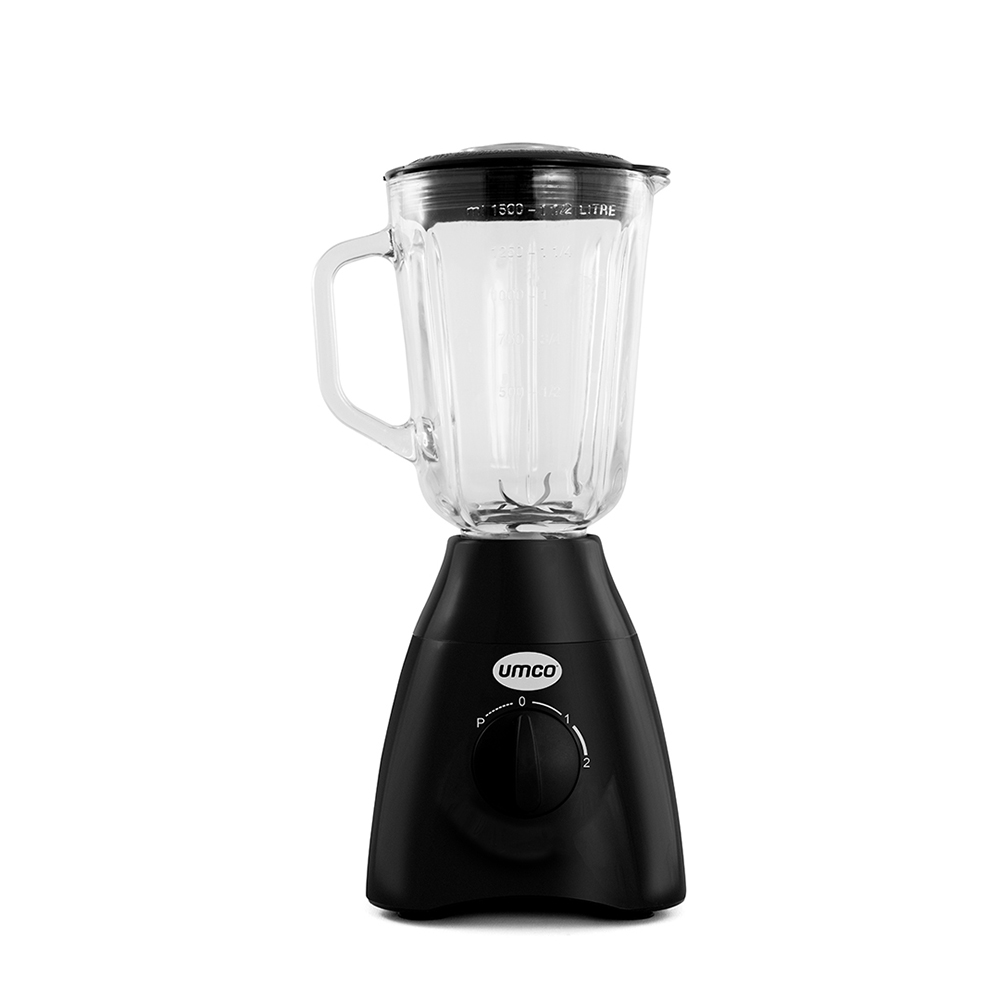 LICUADORA IDEAL MIX NEGRO VASO VIDRIO 500W * UE3