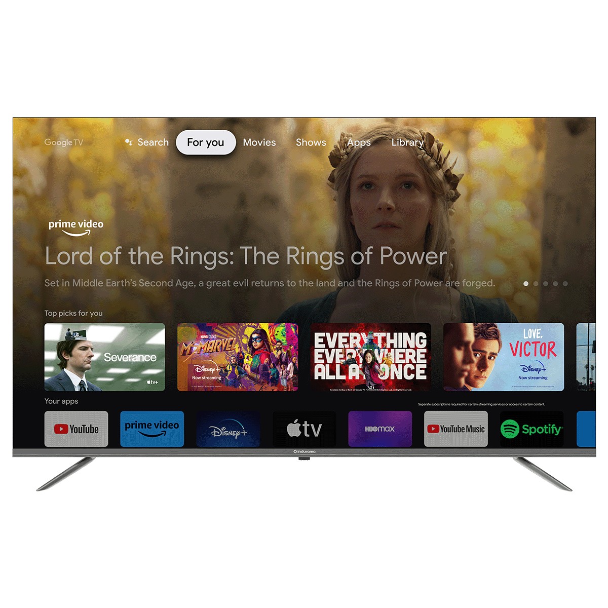 TV INDURAMA 65TIKGF2GQLED GOOGLE TV